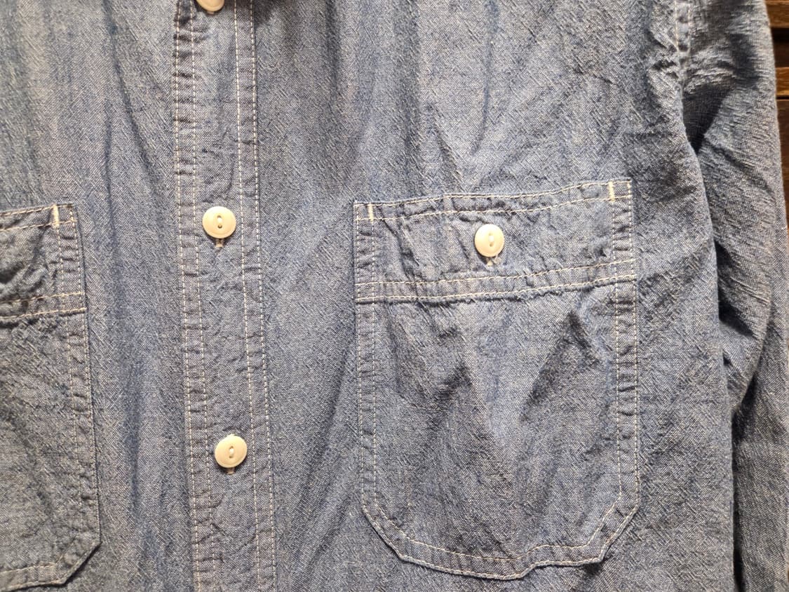 논 스톡 샴브레이셔츠  상품이미지5