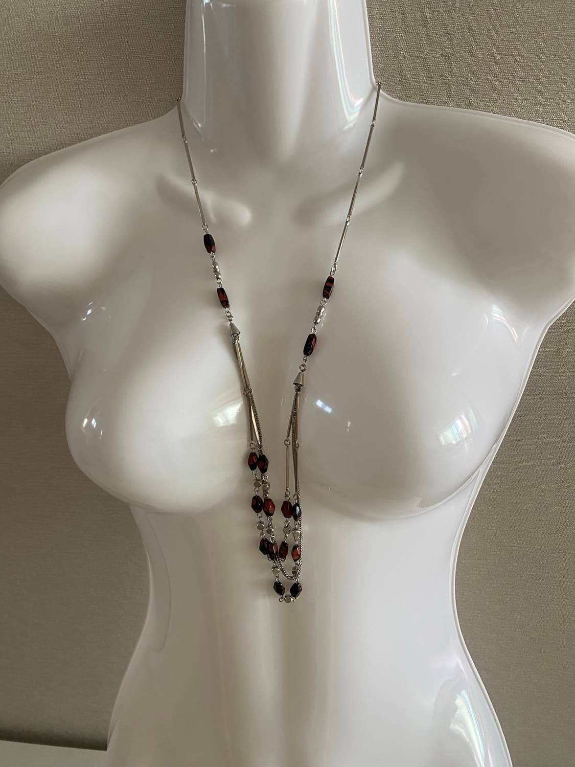 빈티지 멀티 체인 네크리스 상품이미지4