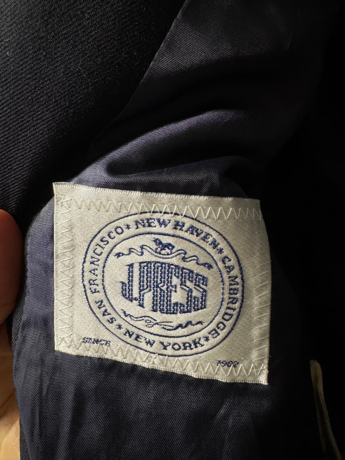 90s jpress 금장 울100 3버튼 블레이져 상품이미지3