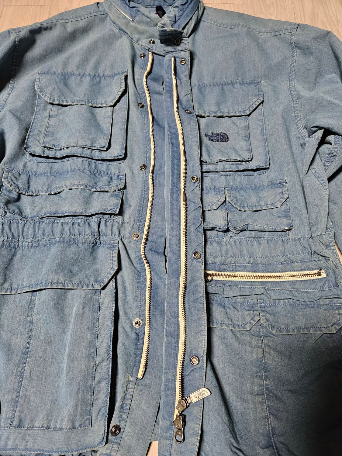 노스페이스 퍼플라벨 nanamica 인디고 필드자켓 xl 상품이미지8