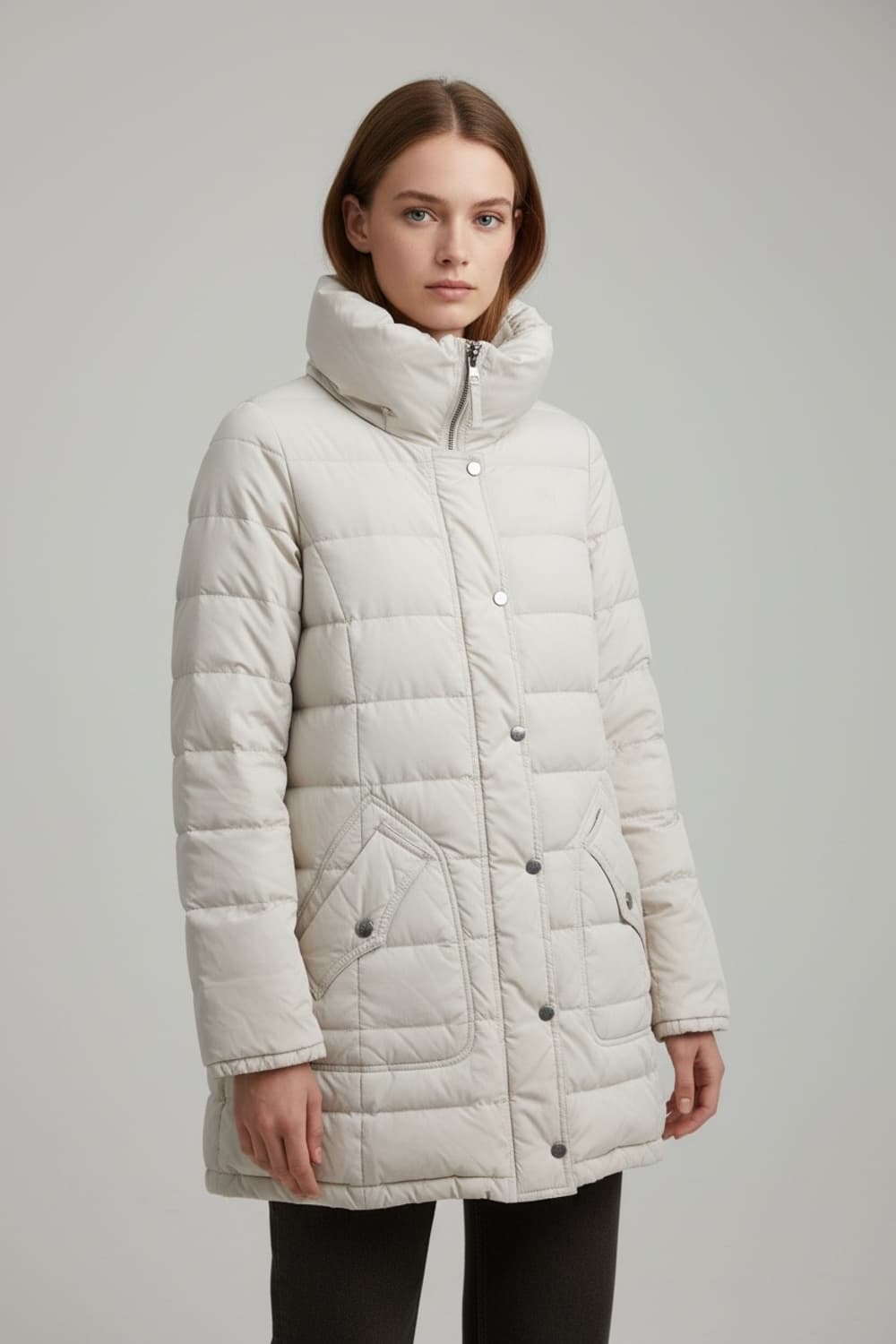 38/ 버버리 블루라벨 미니로고 다운 패딩 점퍼 상품이미지1