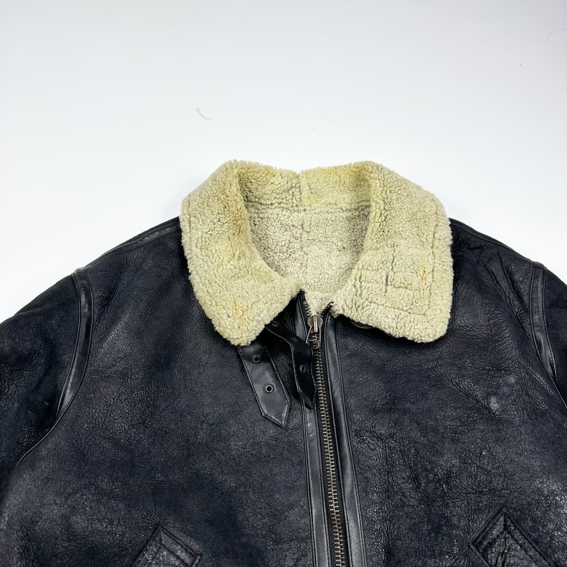 오리지널 미군 TYPE B-3 양가죽 무스탕 2XL 상품이미지2