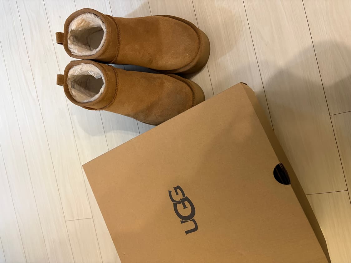 미국 UGG 어그 우먼 클래식 울트라미니 플랫폼 어그 부츠 체스트넛 상품이미지1