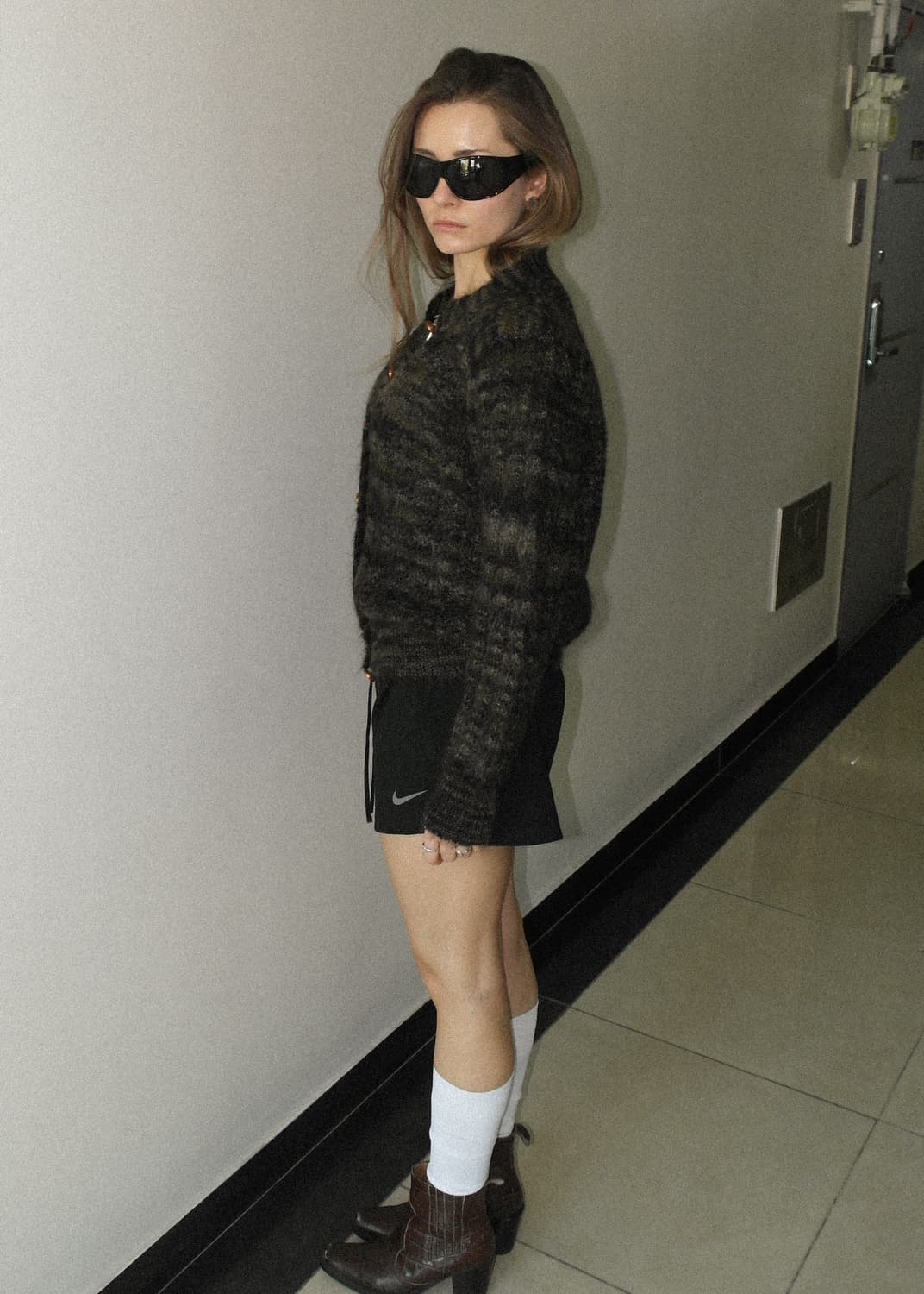 모헤어 니트 버튼 스웨터 상품이미지6