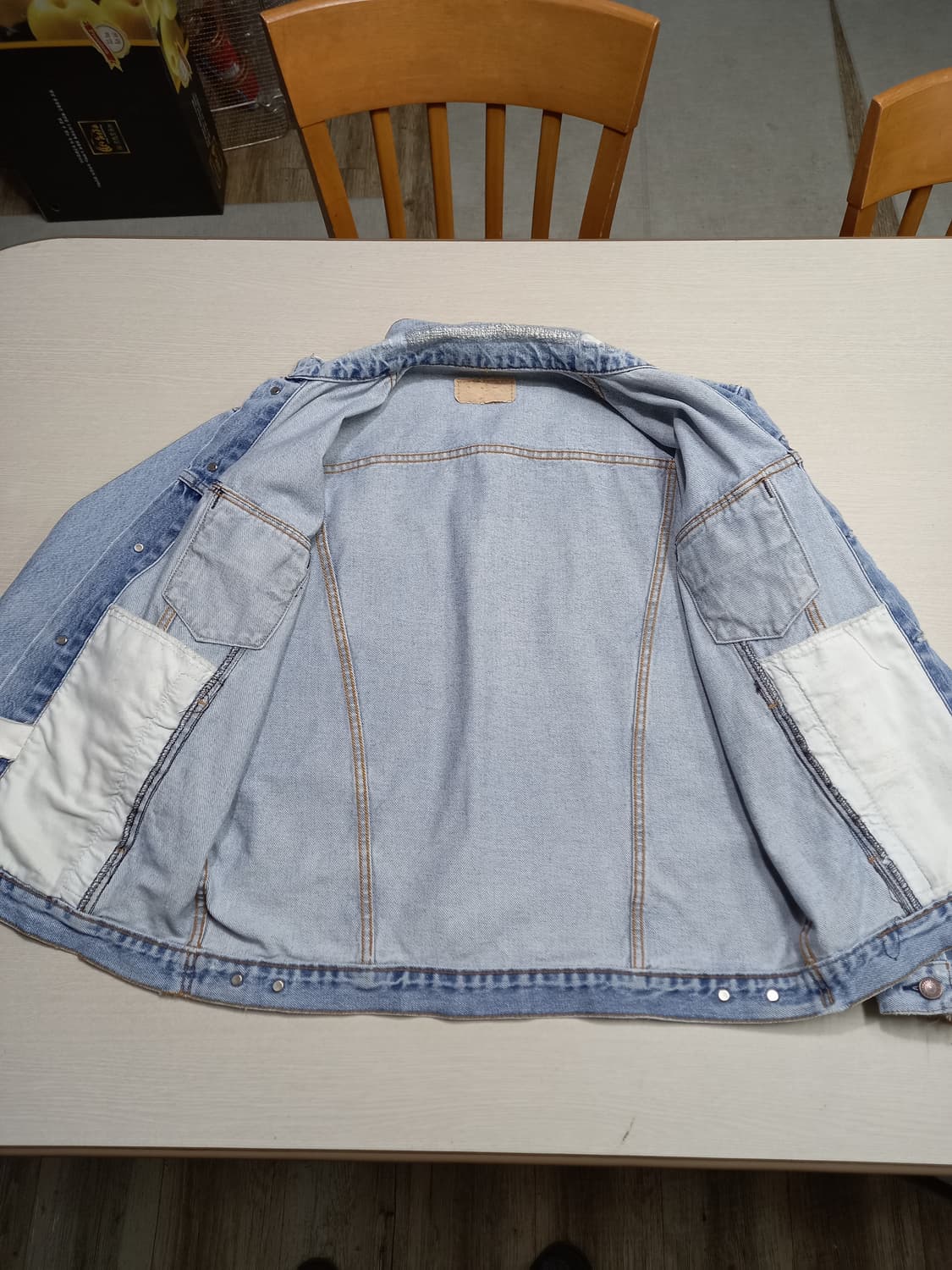 XL105 80's 리바이스 KOREA  데님자켓 XL-457 상품이미지5