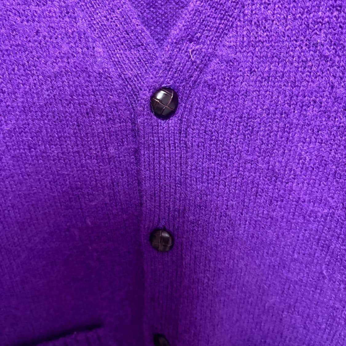 프릭스스토어 쉐기독 울 가디건 / 퍼플, 40(L) 상품이미지5