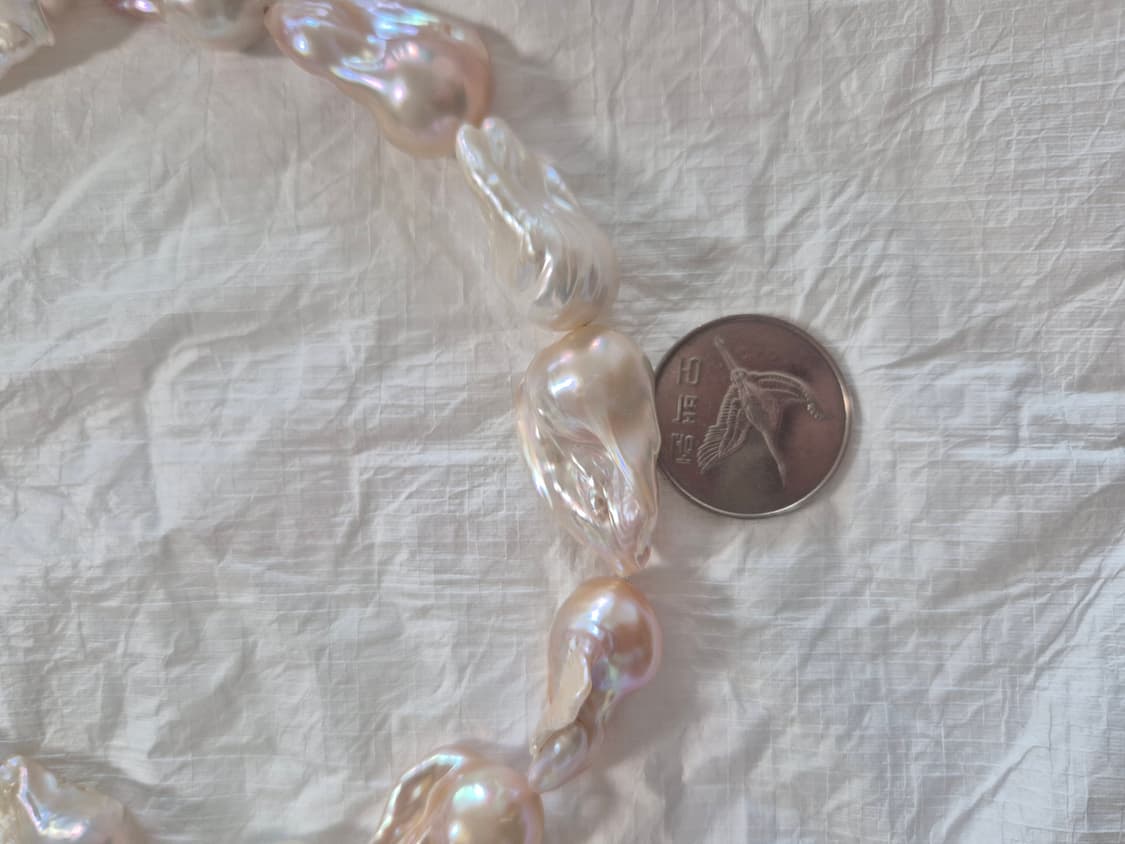 고퀄 멀티바로크진주 목걸이 상품이미지4