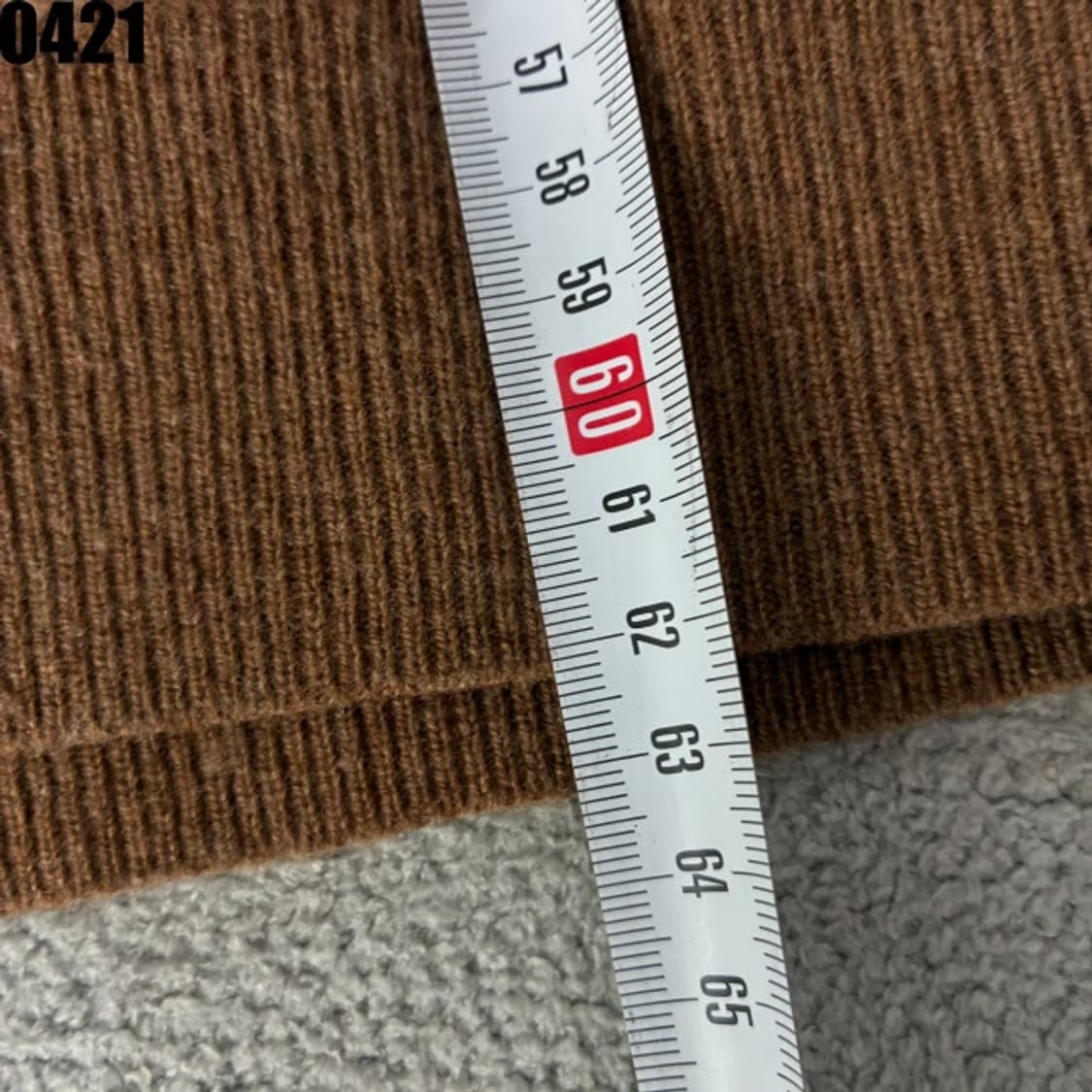 폴로 브라운 헤링본 니트 스웨터 s 상품이미지5