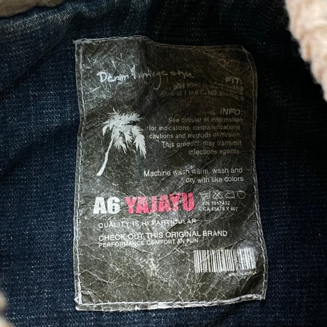 100 빈티지 코듀로이 데님 믹스 자켓 상품이미지3