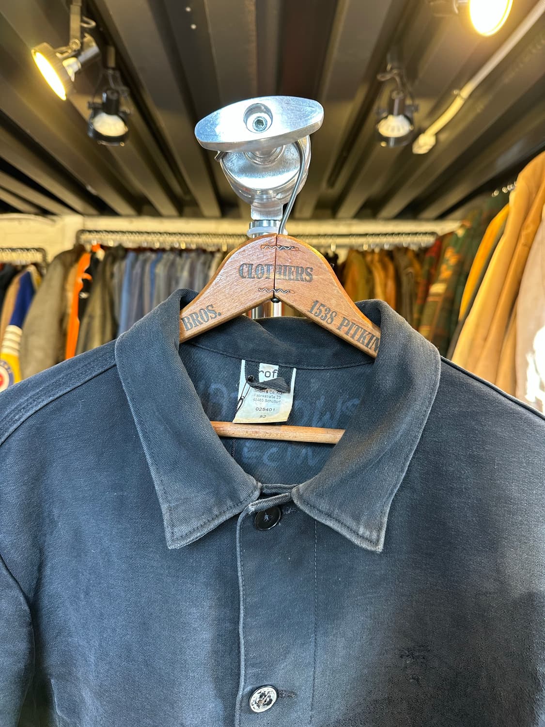 80s 프렌치워크웨어 프렌치 더티 몰스킨 워크자켓 상품이미지3