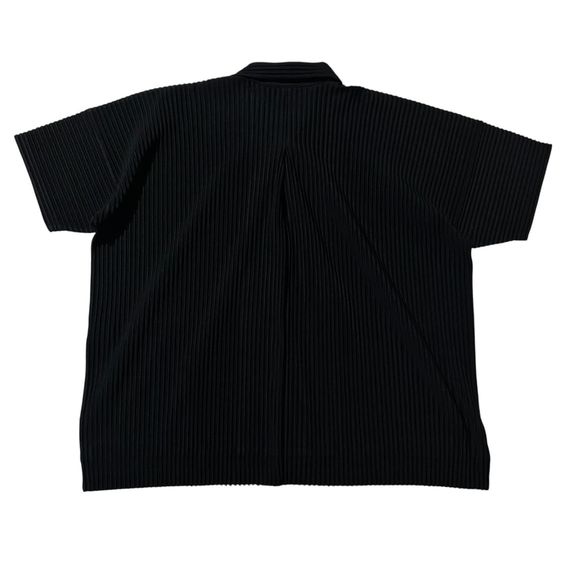 (매장판) 23ss 이세이 미야케 옴므 플리세 플리츠 반팔 셔츠 블랙 상품이미지3