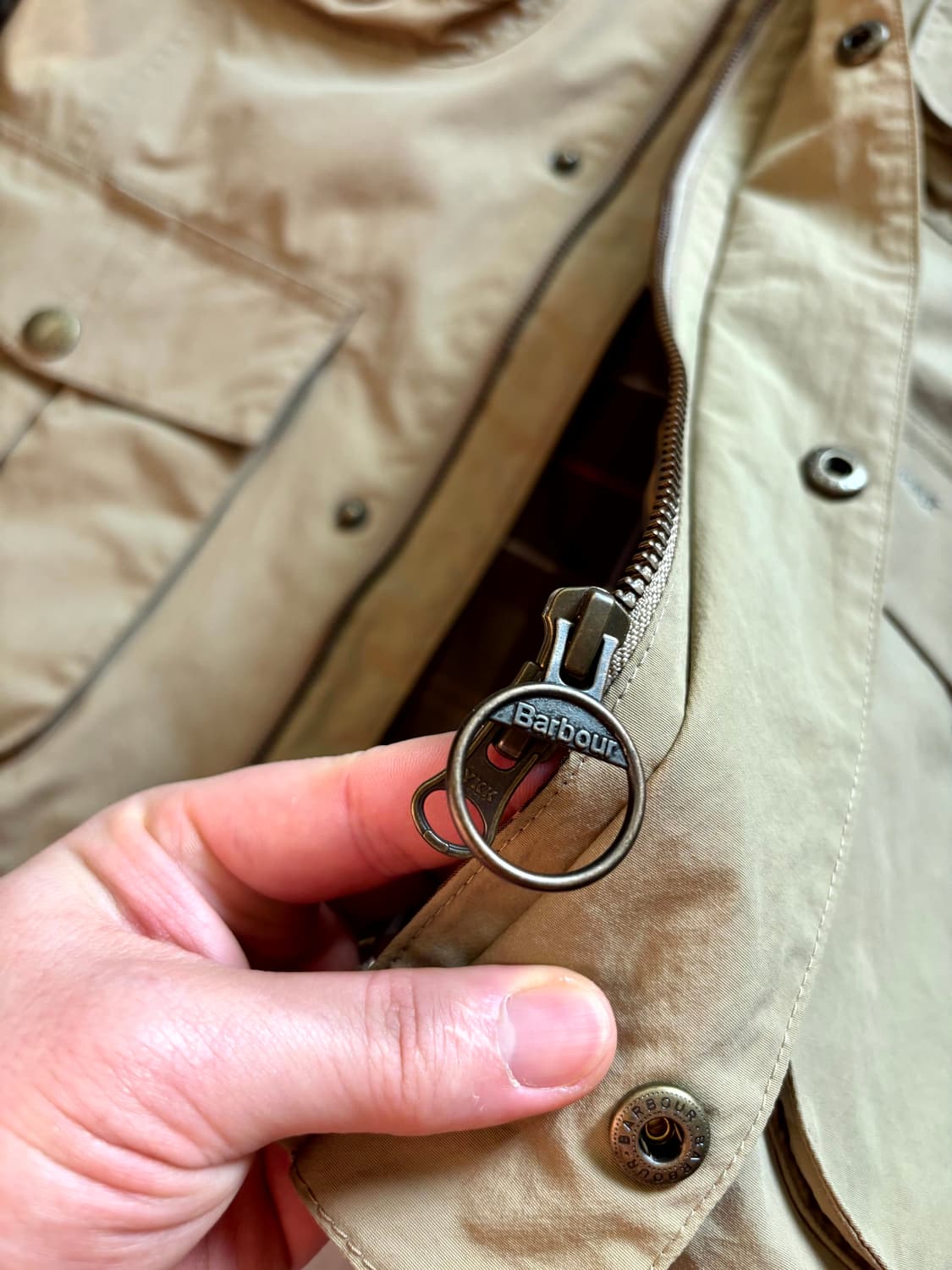 바버 Petrel 필드 자켓 M 상품이미지6