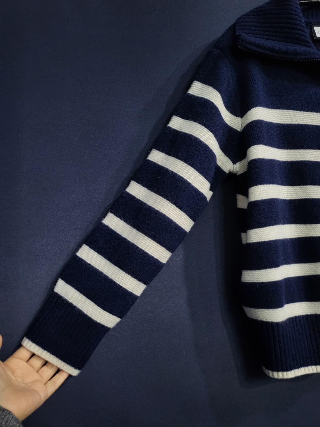 스트라이프 집업 가디건 상품이미지2