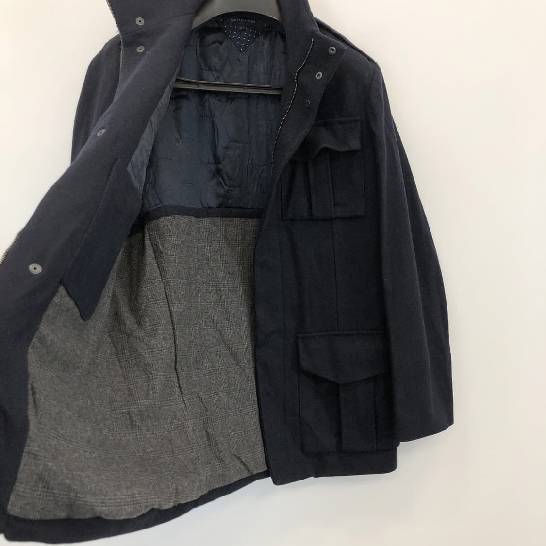 타미힐피거 멀티포켓 캐시미어 모직자켓 M 상품이미지5