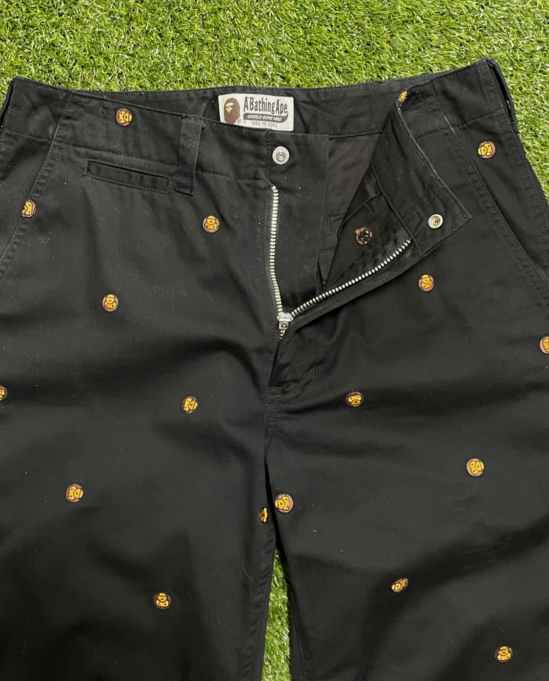 베이프 베이비 마일로 자수 코튼 팬츠 상품이미지3