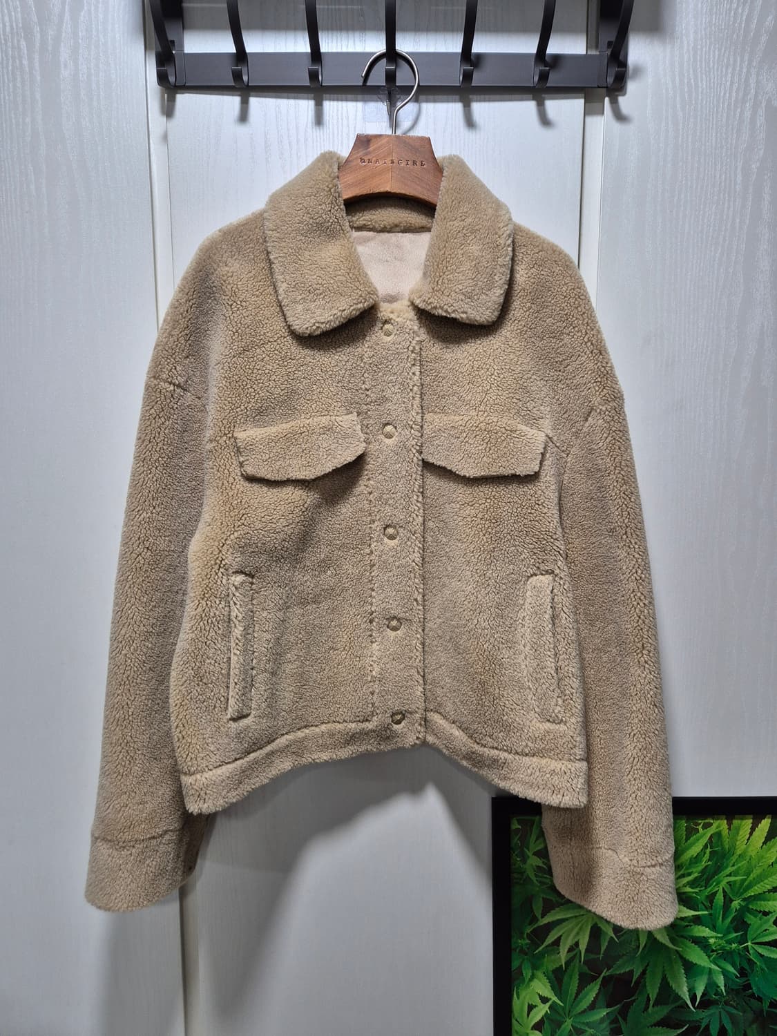 빈티지 베이지 뽀글이 자켓. 새상품 상품이미지1
