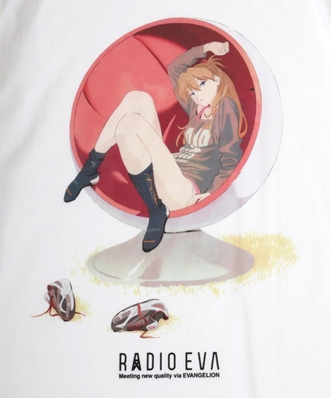 라디오에바 30주년 반팔티 아스카 상품이미지2