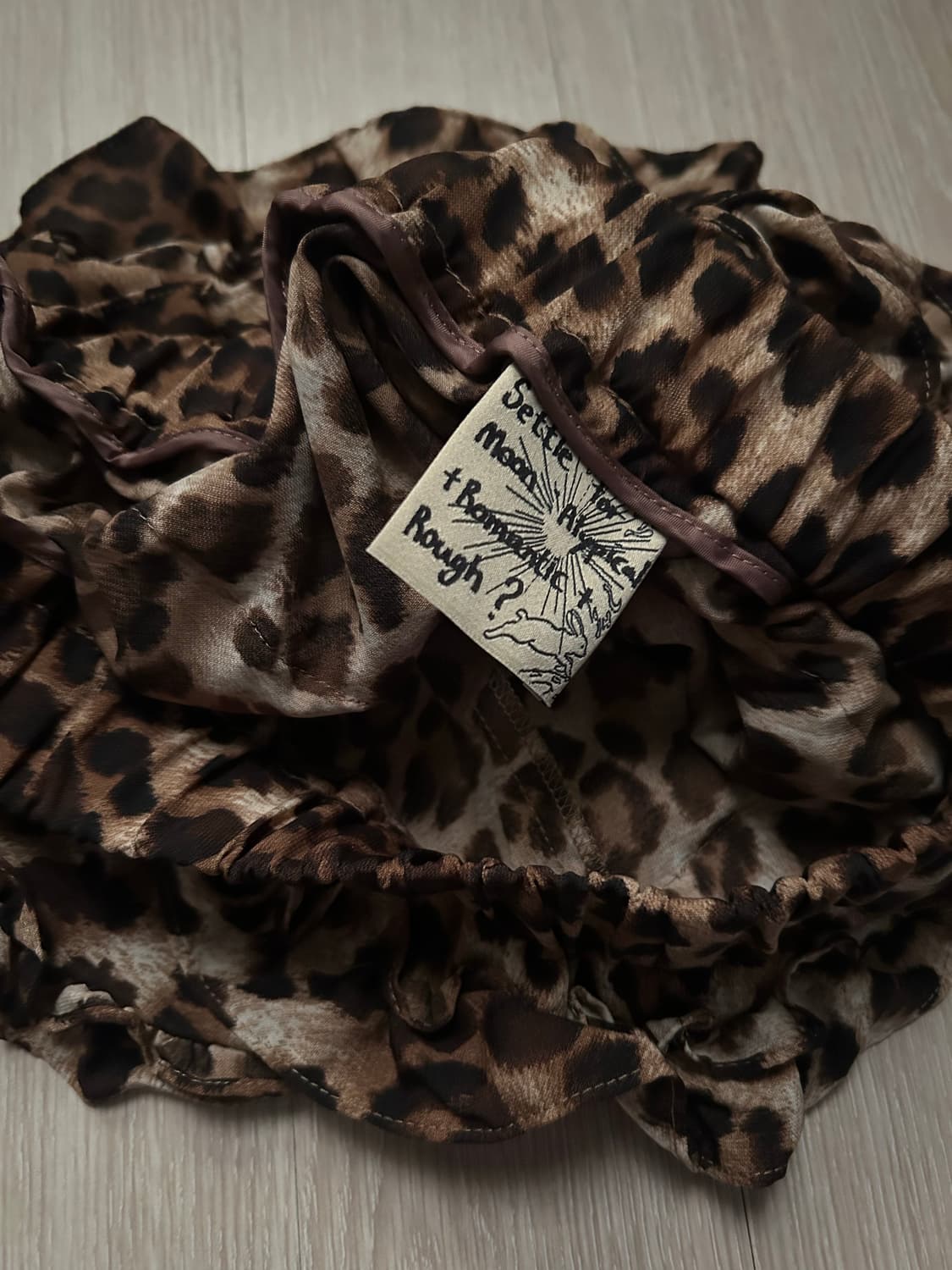 세틀포문 레오파드 스커트 상품이미지3