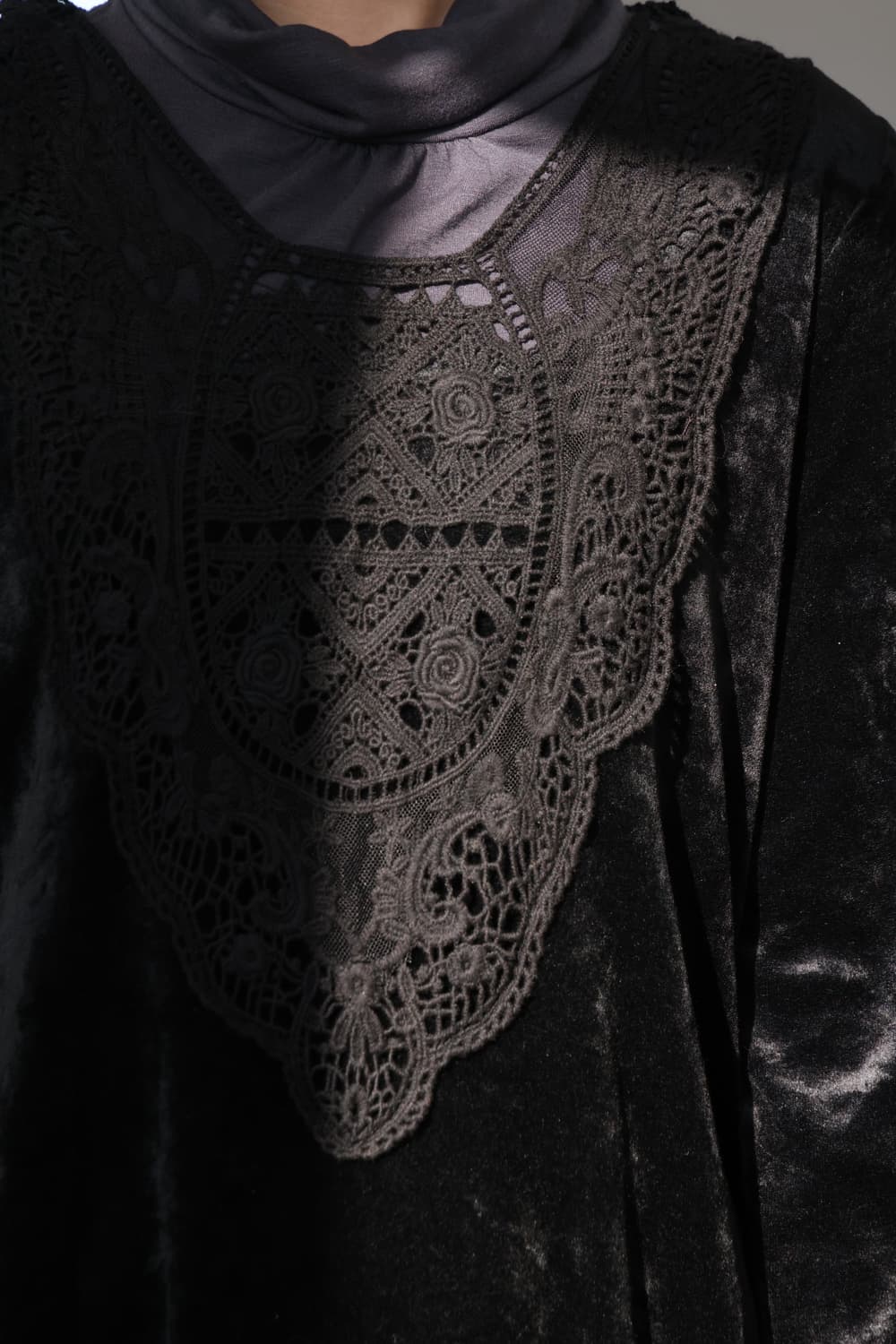 앤틱 디자인 블랙 원피스 상품이미지4