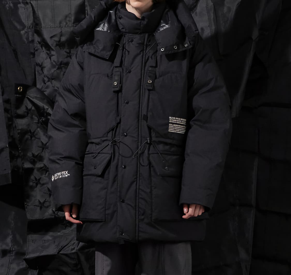 [M] 올리브드랩서비스 ods 밀레 아틱 파카 블랙 패딩 상품이미지1