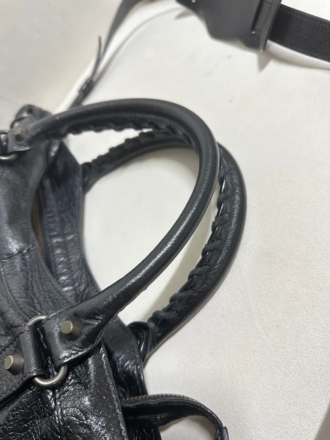 [A+ 정품] 발렌시아가 시티 타운 모터백 블랙 상품이미지6
