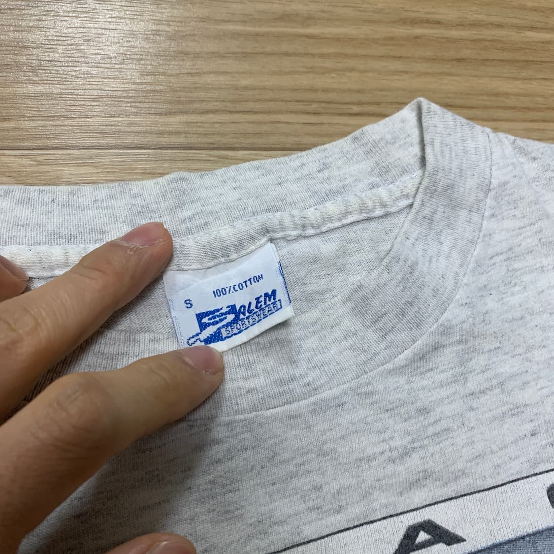 S) 시카고불스 91 우승 싱글스티치 반팔 상품이미지3