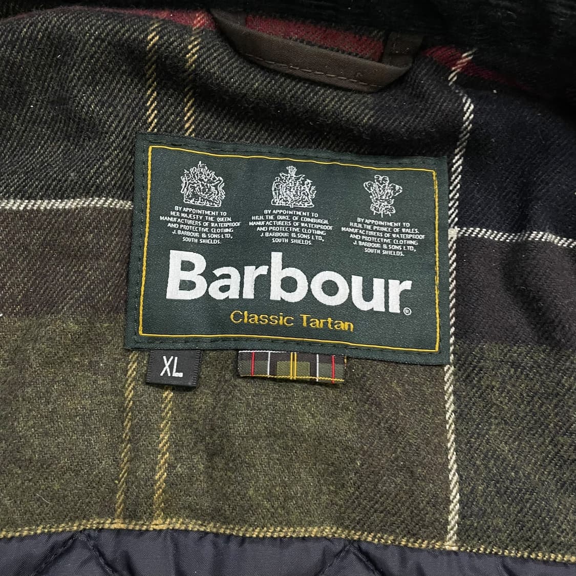 바버 Barbour digby 퀄티드 왁스 자켓 다크네이비 상품이미지5