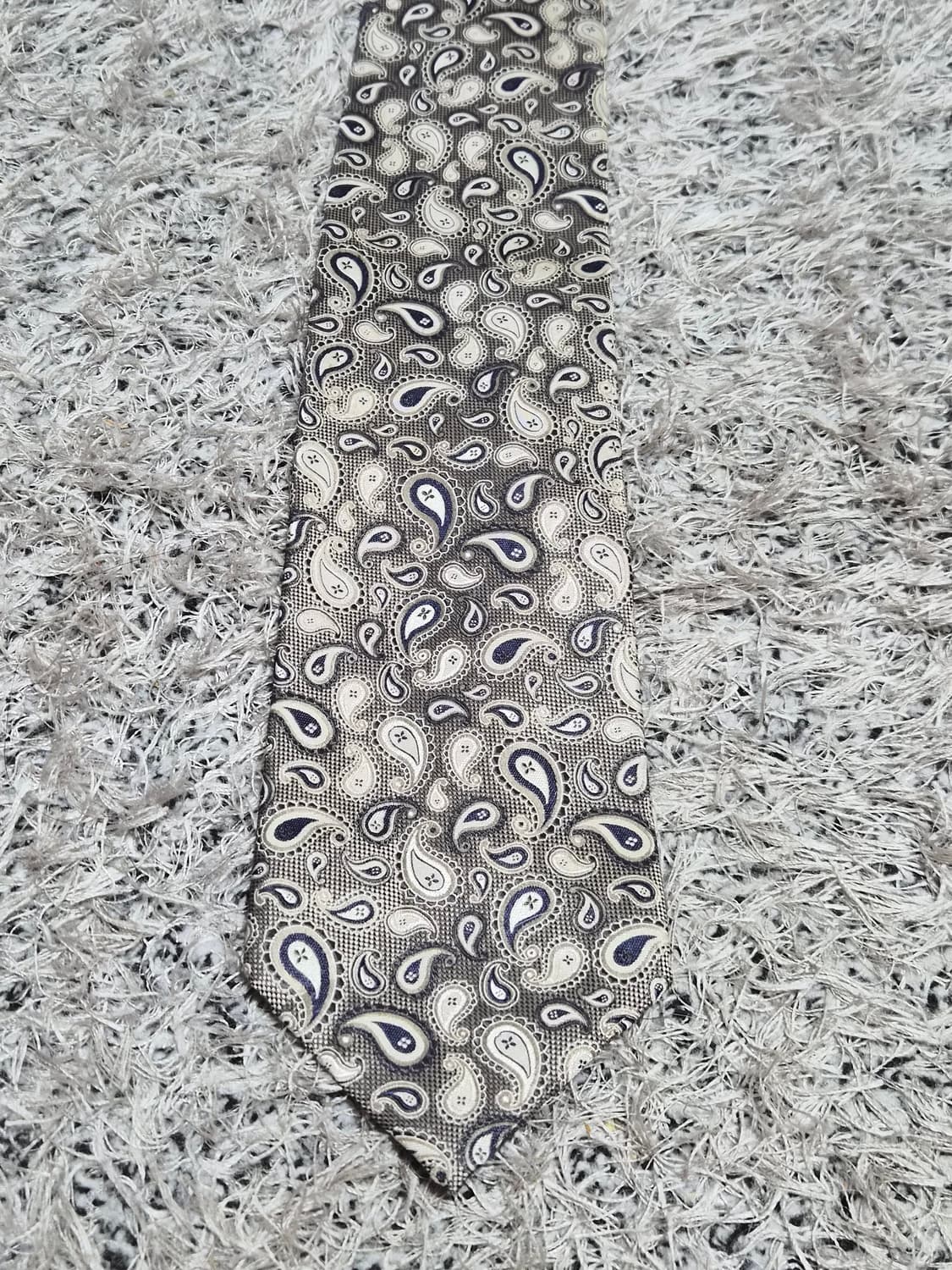 에르메네질도제냐Zegna 페이즐리 넥타이 Free - N31 상품이미지2