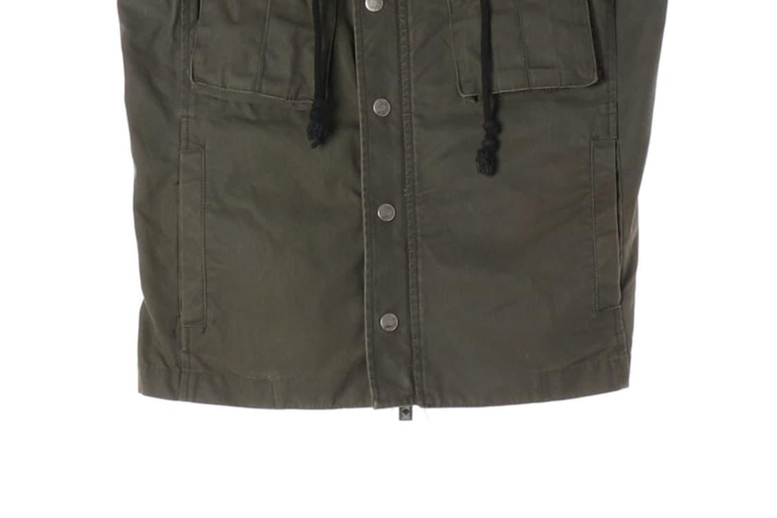 빈티지 밀리터리 코튼 조끼 L 상품이미지6