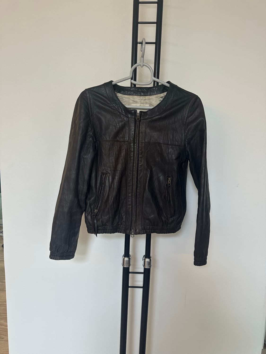 IENA  노카라  리얼  숏양가죽 자켓 -S사이즈 상품이미지2