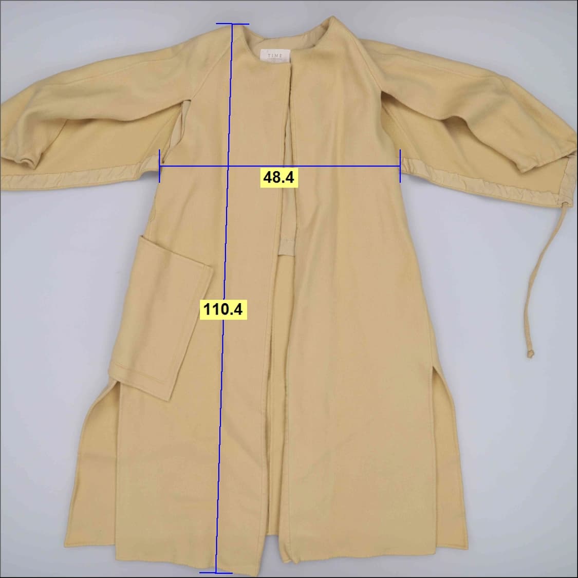 82-94-160 한섬타임 롱코트 0309H1 상품이미지5