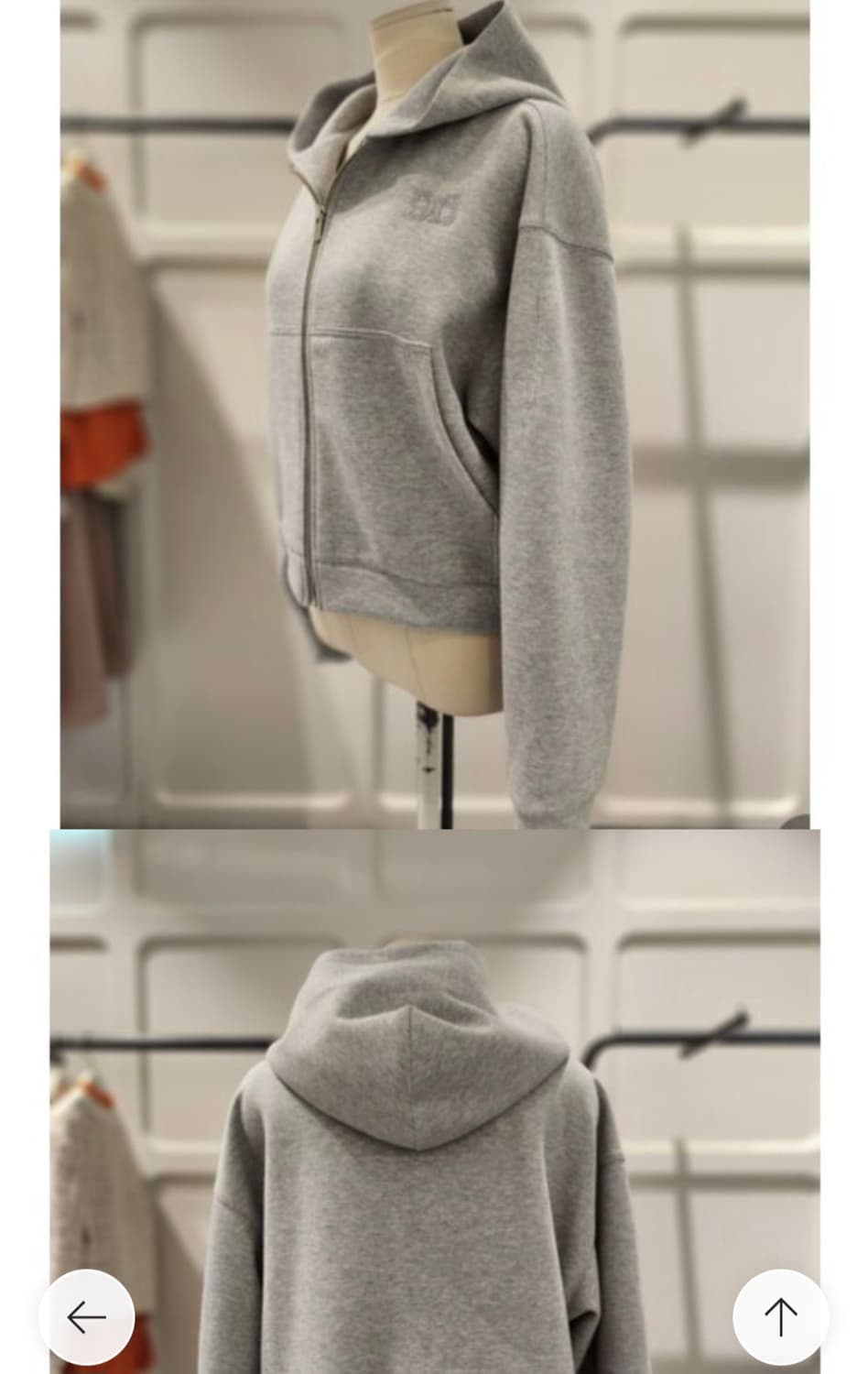 (24년) ZOOC 주크 네오프렌 로고  후드집업 55 상품이미지2