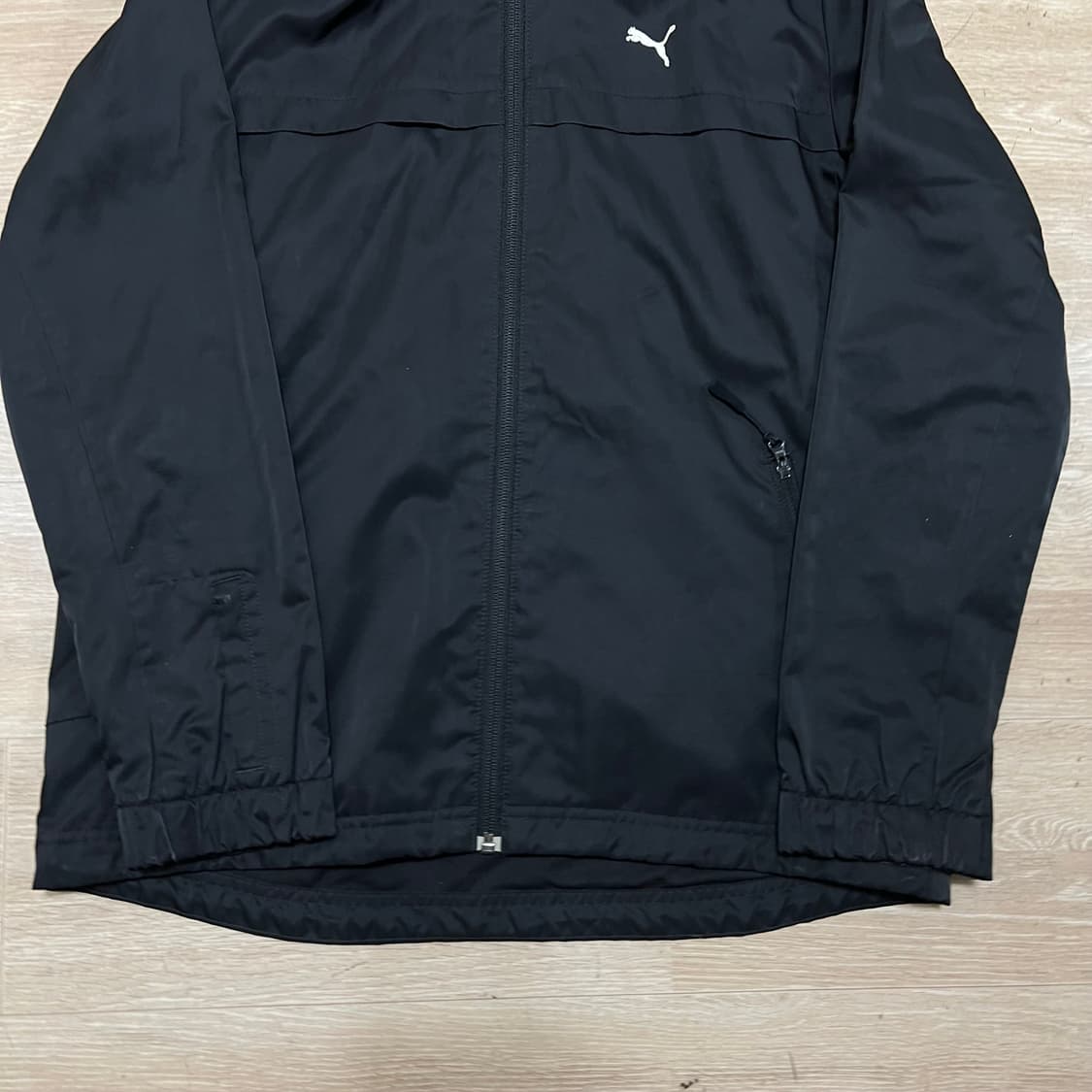 푸마 리핑캣 로고 바람막이 후드자켓 [블랙] S/90 상품이미지3