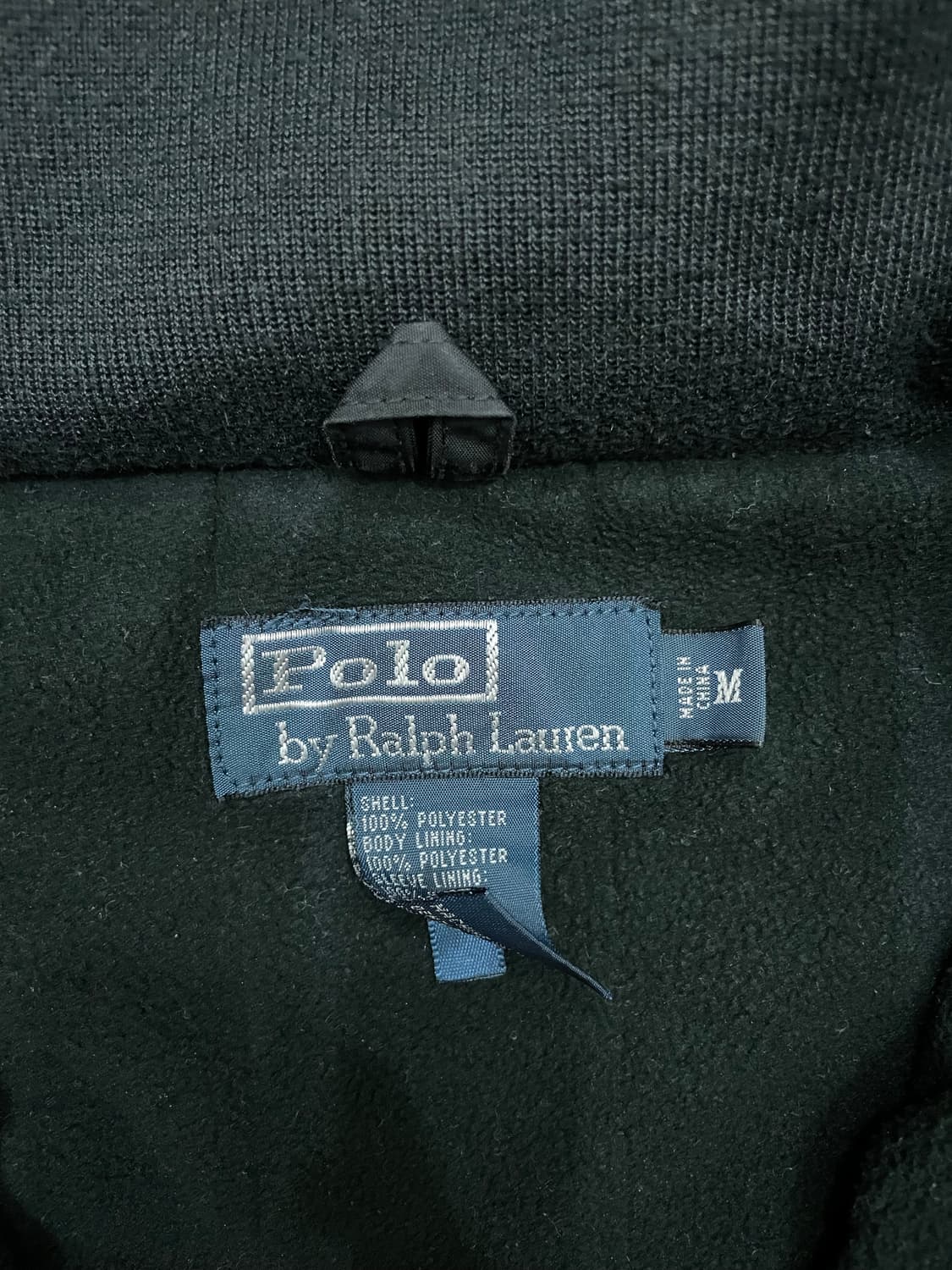 폴로 랄프로렌 폴리쉘 페리 기모 자켓 블랙 상품이미지8