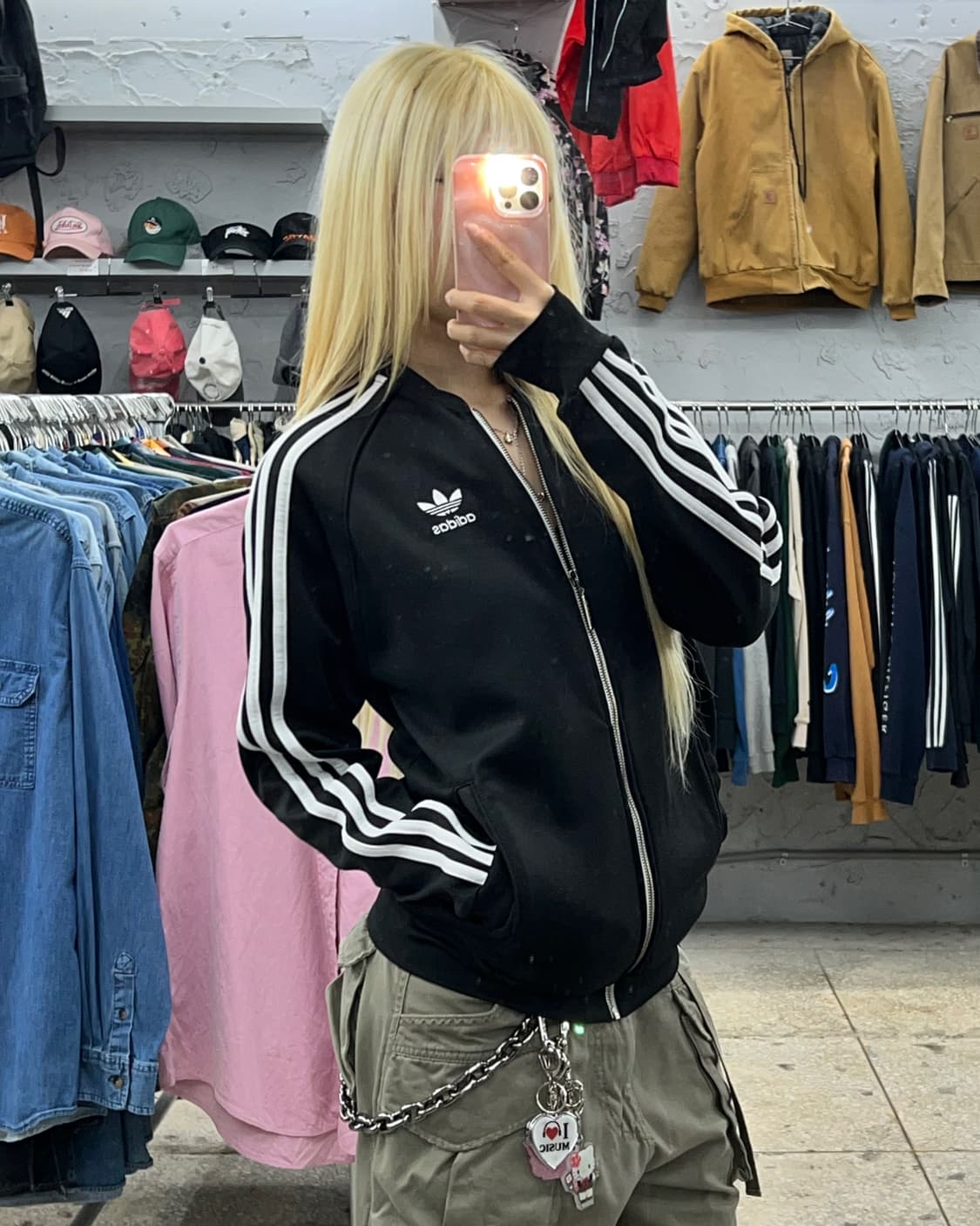 착샷O 아디다스 블랙 슈퍼스타 져지 상품이미지4