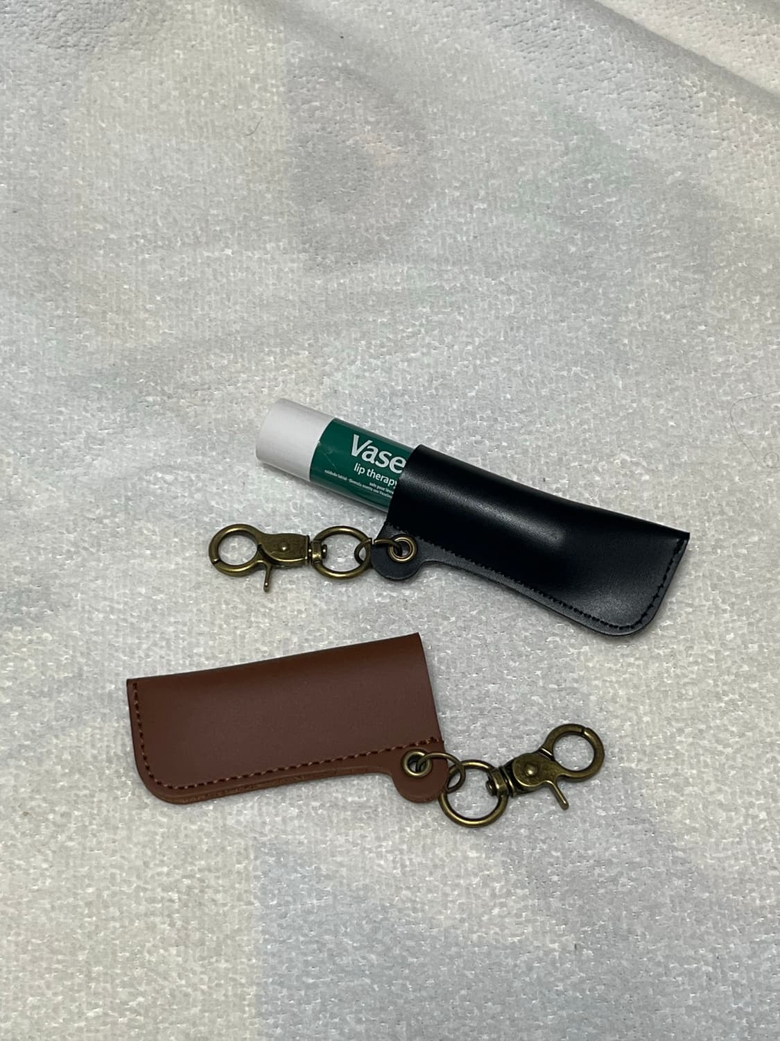 [새상품] 립밤 가죽 케이스 키링 상품이미지4