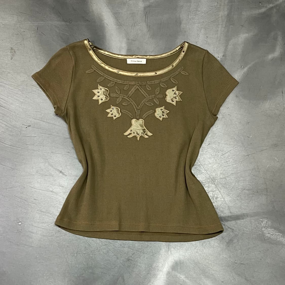  프리마 클라쎄 큐빅 골지 하프 니트 y16360 상품이미지1