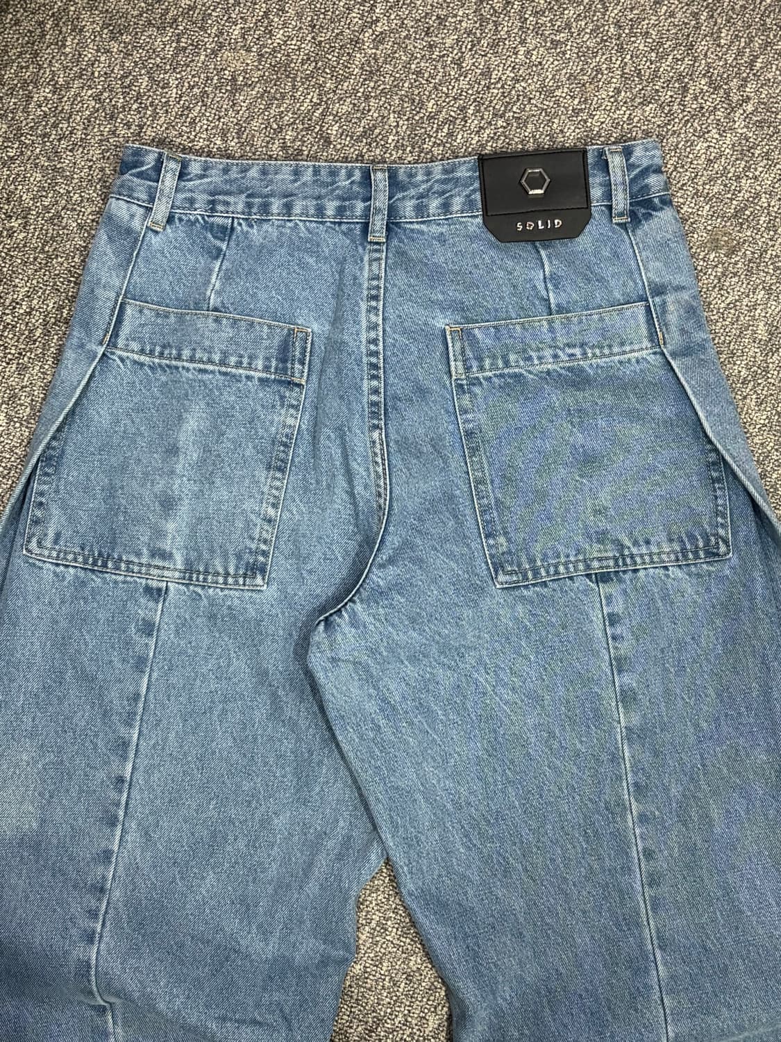 24ss 솔리드옴므 벌룬 데님팬츠 상품이미지3