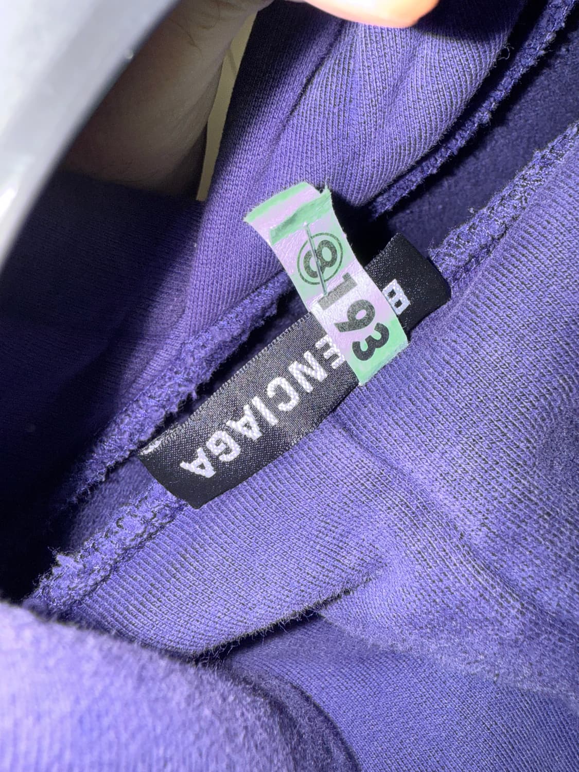 발렌시아가 웨이브로고 후드 105 상품이미지4