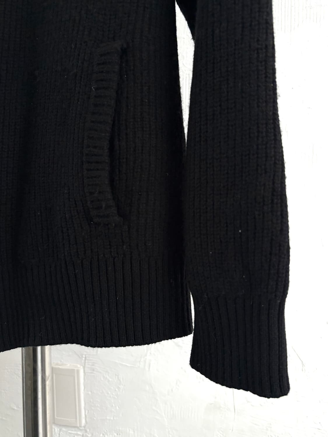 할리데이비슨 블랙 스컬 니트 집업 상품이미지4