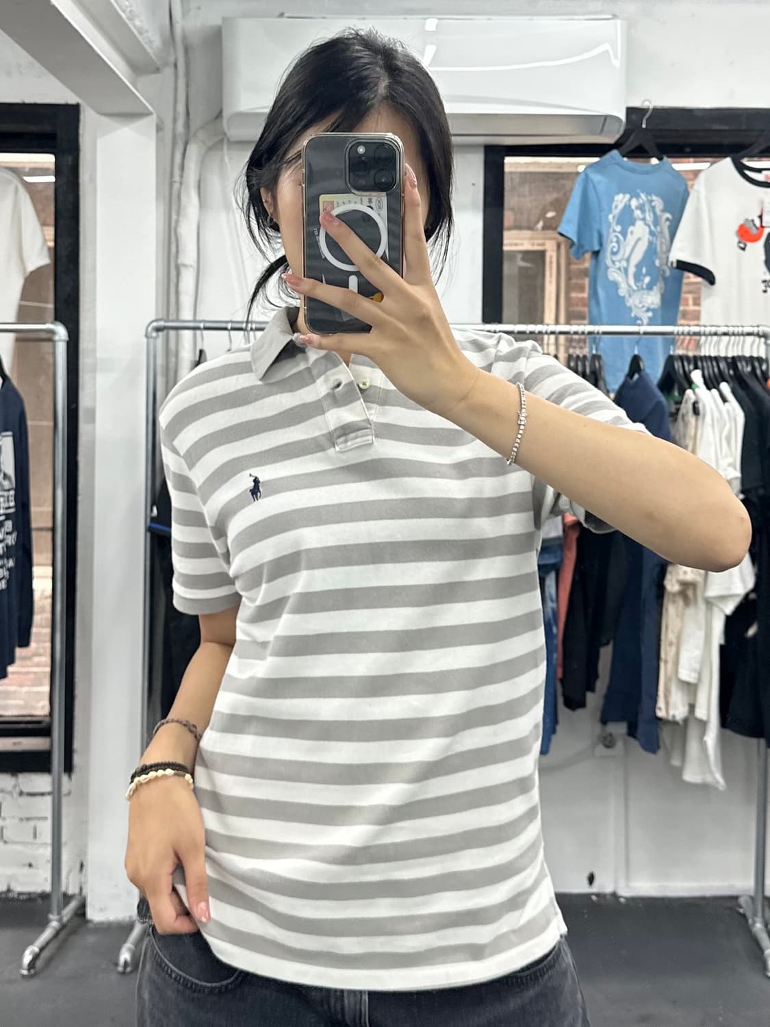 폴로 랄프로렌 스몰 포니 스트라이프 PK 상품이미지2