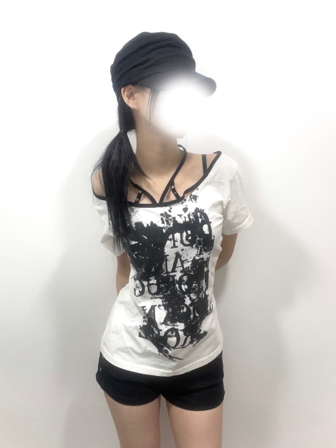 punk halterneck short sleeve 상품이미지1