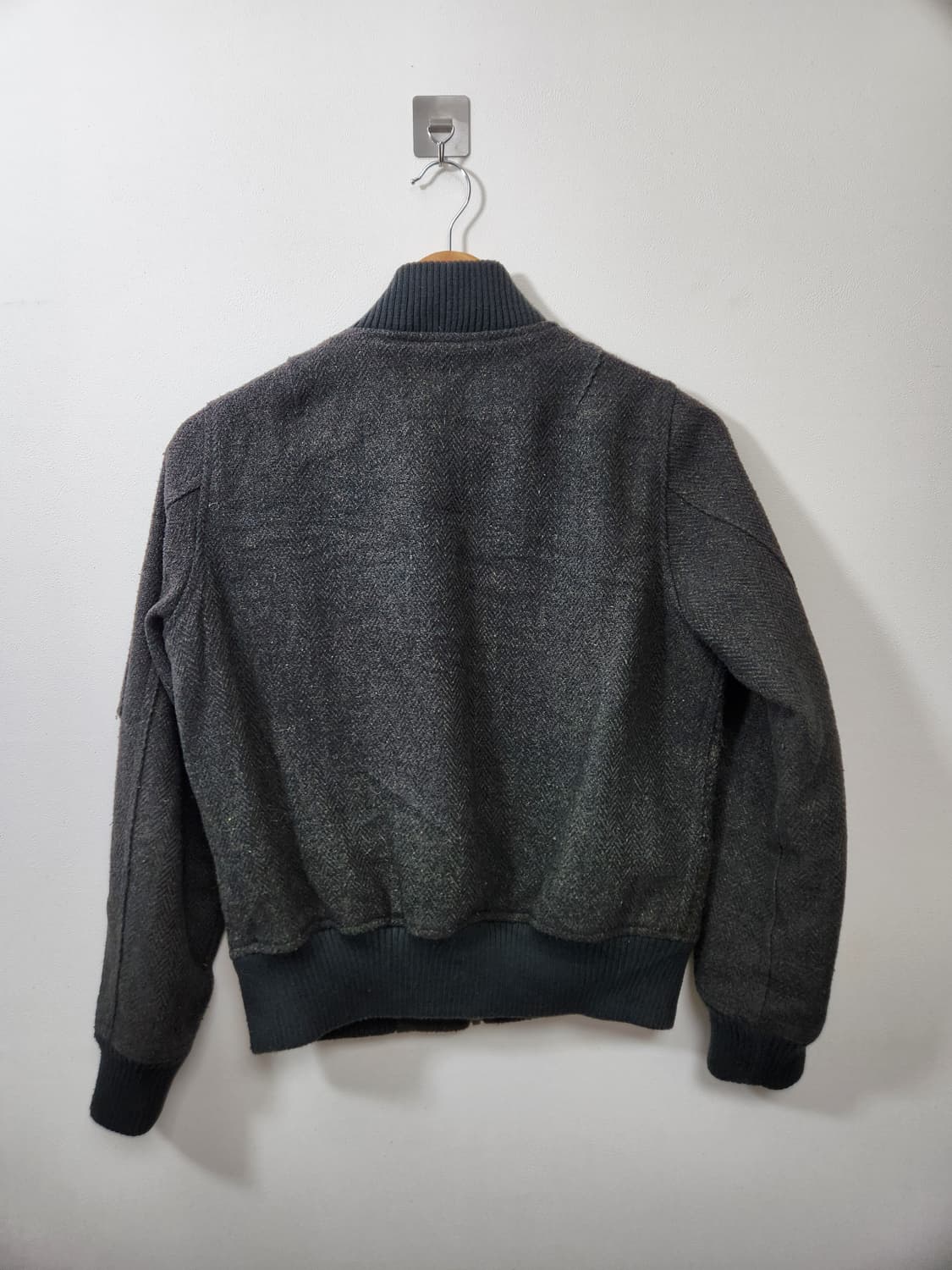 해리스트위드x세븐데이즈 울 블루종 M - J18 상품이미지2