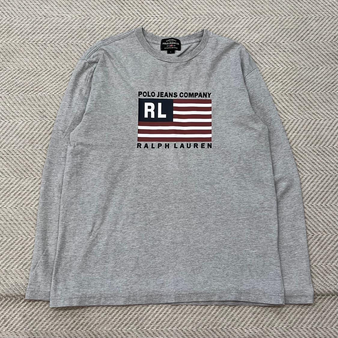 폴로진스컴퍼니 빅로고 롱슬리브 r3484 상품이미지1