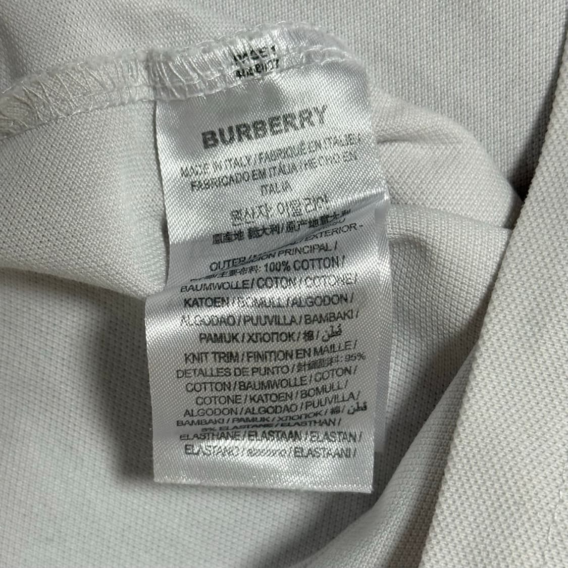 버버리 반팔 카라티 3XL 상품이미지7