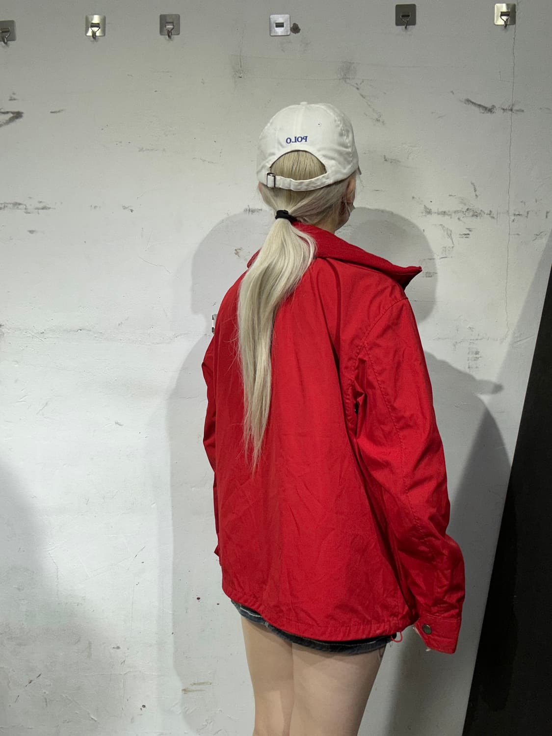 폴로 랄프 로렌 레드 오버핏 블루종 자켓 L 상품이미지3