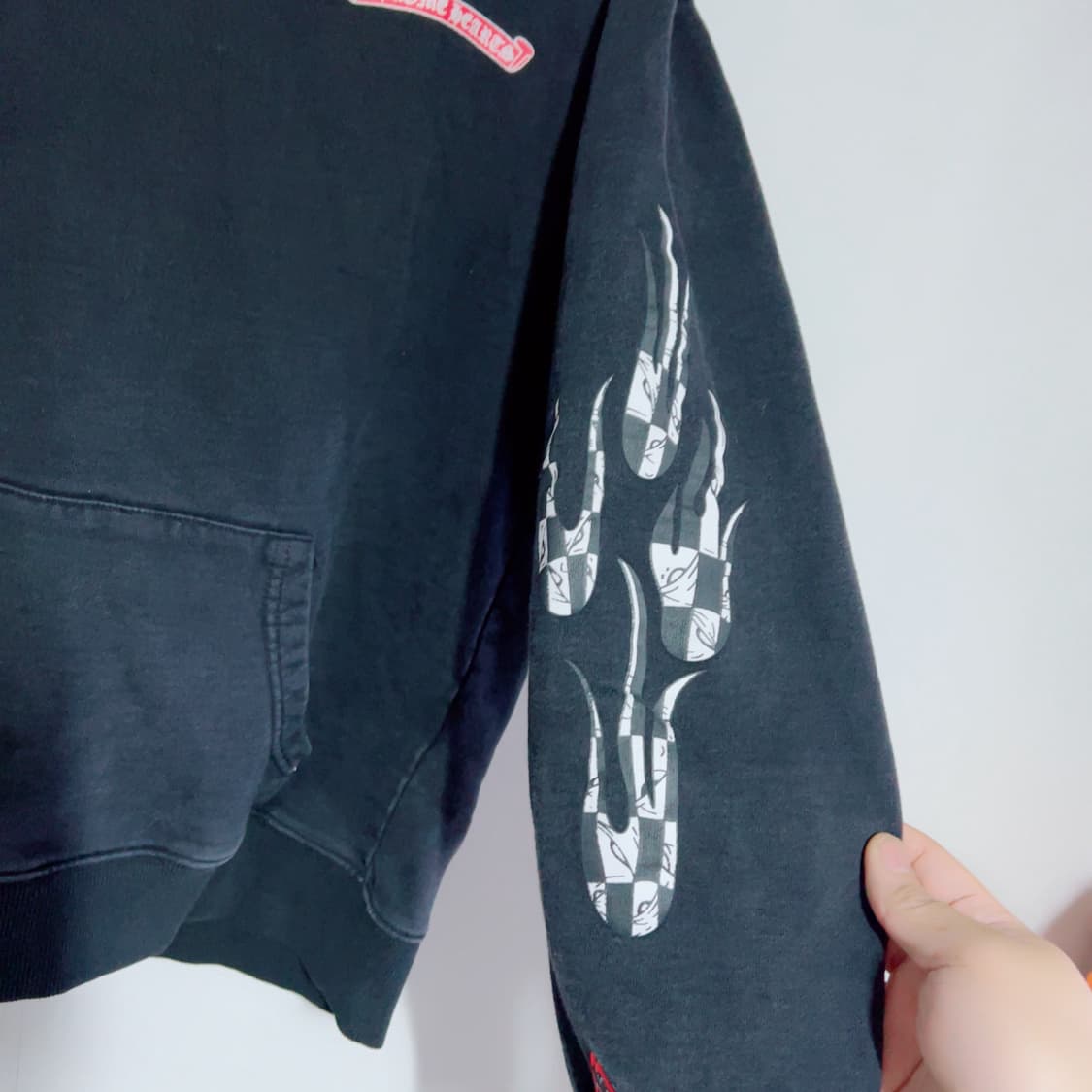 크롬하츠 레이싱 프린팅 공용 후드티 상품이미지7