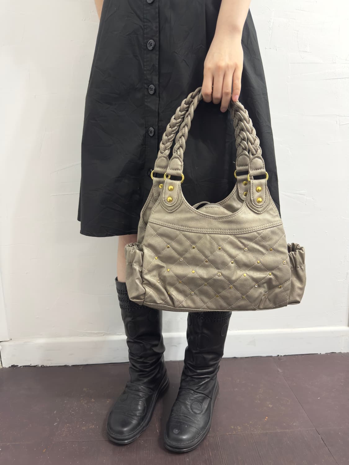 cubic leather bag 상품이미지4