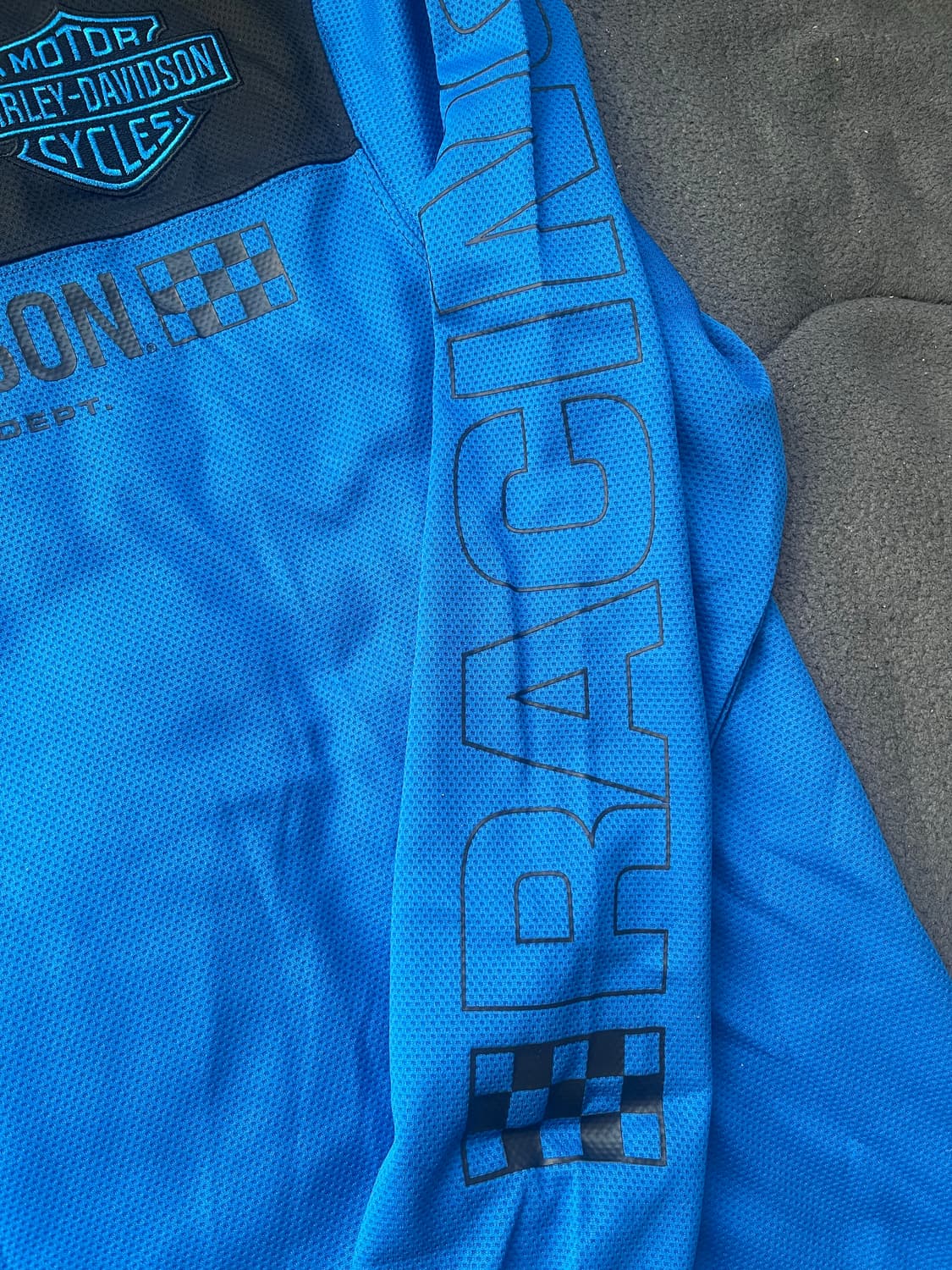 [L] 할리데이비슨 레이싱 져지 롱슬리브 긴팔 티셔츠 상품이미지3