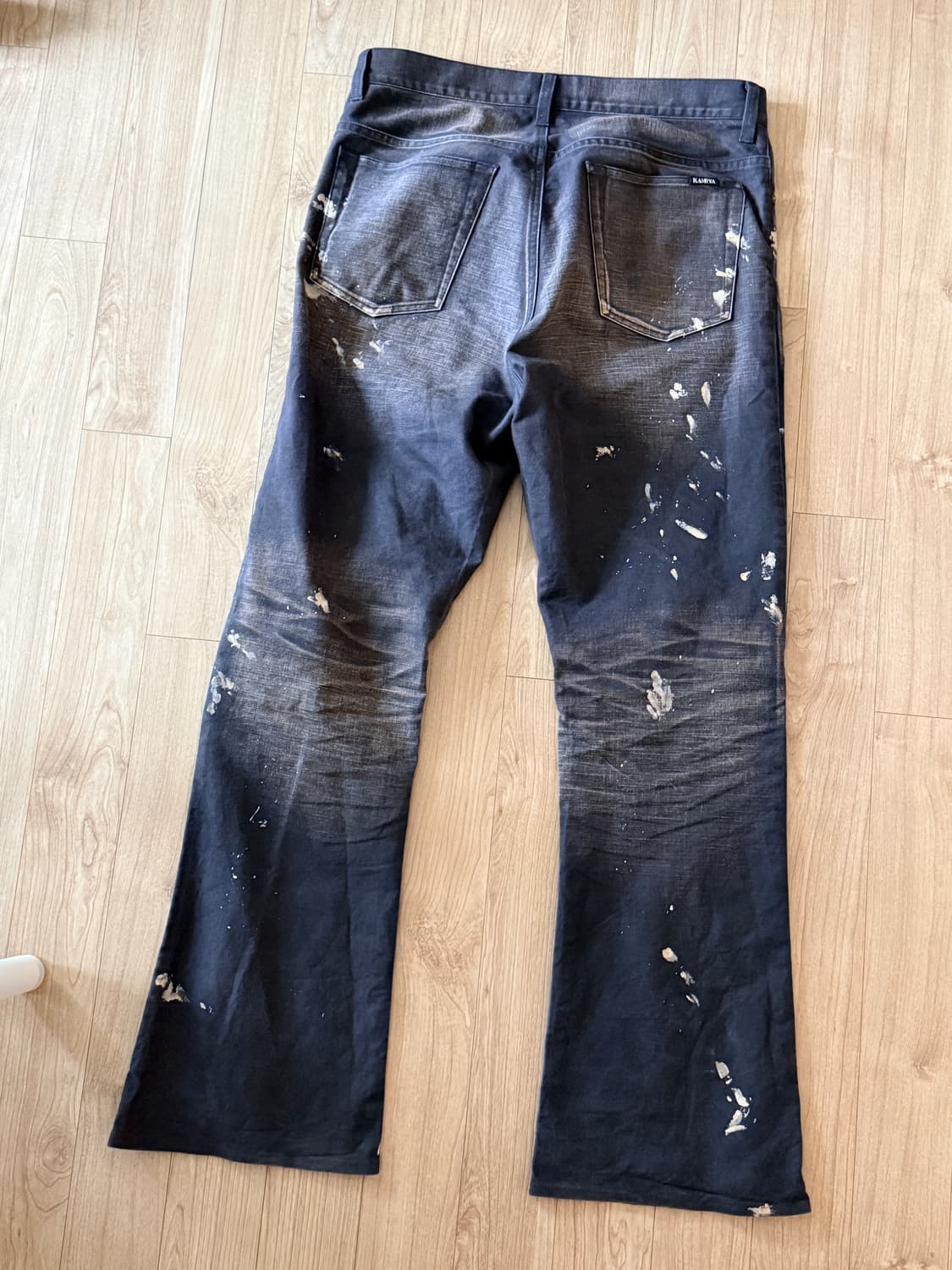 Kamiya serge paint pants L 판매 30-32 사이즈 상품이미지4